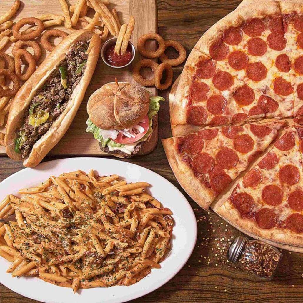 Astoria Pizza & Pasta variety of food
